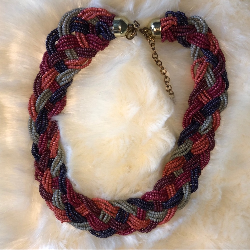 Francesca’s Multi Color Statement Necklace